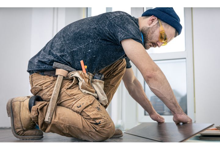 Demo: Same-day floor installation...